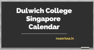 Dulwich college Singapore calendar & holidays