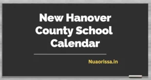 New Hanover County School Calendar 2022-2023 Important Dates
